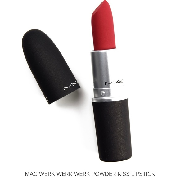 Mac Powder Kiss Lipstick in Werk Werk Werk - Picture 1 of 6